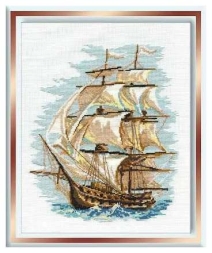 Набор для вышивания Риолис 479 Корабль, 30*40 см