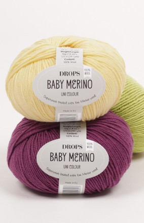 Пряжа Drops Baby Merino Uni Colour