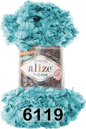 Пряжа Alize Puffy Fur