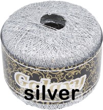 SILVER серебро с серебряными пайетками