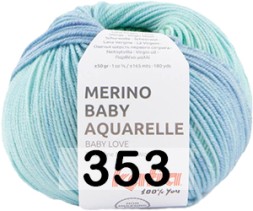 Пряжа Katia MERINO BABY AQUARELLE