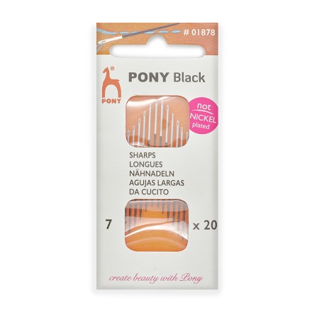 Иглы ручные для шитья BLACK PONY