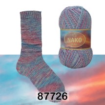 87726 ГОЛУБО-РОЗОВЫЙ-БЕЛЫЙ