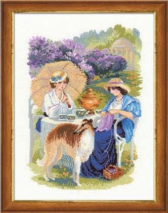 Набор для вышивания Риолис 1141 Русская усадьба. цветёт сирень, 30*40 см