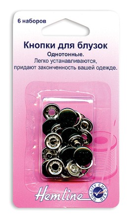 Кнопки однотонные для блузок
