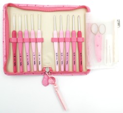 Набор сверхтонких крючков для вязания &quot;ETIMO Rose&quot;, TEL-001e