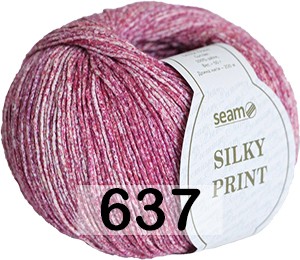 Пряжа Сеам Silky print