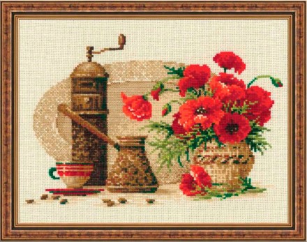 Набор для вышивания Риолис 1121 Кофе, 30*24 см