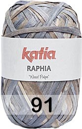 Пряжа Katia Raphia Wood Pulpe