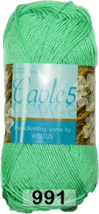 Пряжа Weltus Cable 5