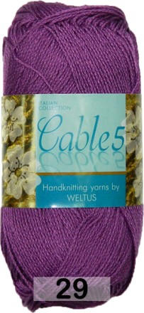 Пряжа Weltus Cable 5