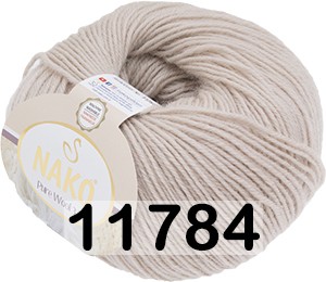 Пряжа Nako Pure Wool 3.5 New