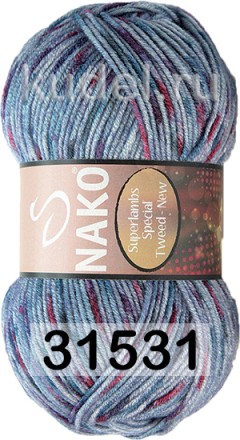 Пряжа Nako Superlambs Special Tweed New