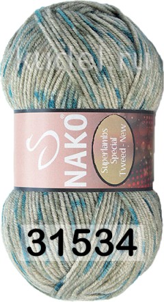 Пряжа Nako Superlambs Special Tweed New