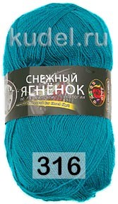 Пряжа Color City Снежный Ягненок