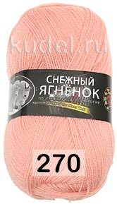 Пряжа Color City Снежный Ягненок