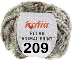 Пряжа Katia Polar Animal Print