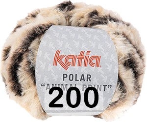 Пряжа Katia Polar Animal Print