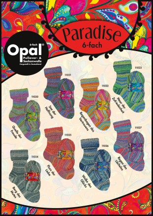 Пряжа Opal Paradise 6-ply