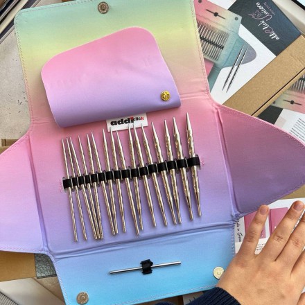 Набор круговых спиц со сменными лесками addiClick Unicorn Lase Long