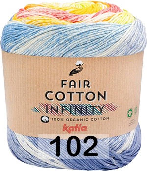Пряжа Katia Fair Cotton Infinity