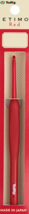 Крючок для вязания с ручкой &quot;Etimo Red&quot; Tulip