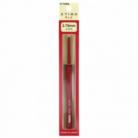 Крючок для вязания с ручкой &quot;Etimo Red&quot; Tulip