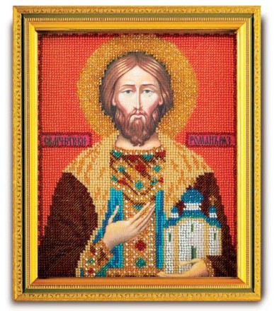 Набор для вышивания бисером Радуга Бисера В-350 Св. Роман, 12*14.5 см