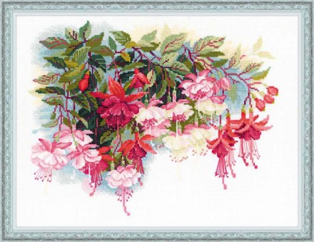 Набор для вышивания Риолис 1398 Фуксия, 40*30 см