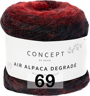 Пряжа Concept Air Alpaca Degrade