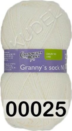 Пряжа Семеновская Grannys sock N / Бабушкин носок Н