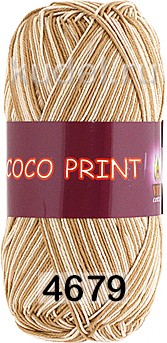 Пряжа Vita cotton Coco Print
