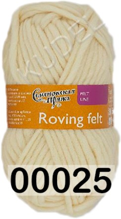 Пряжа Семеновская Roving felt / Валя