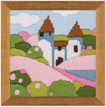 Набор для вышивания Риолис 1572 Розовый сад, 12*12 см
