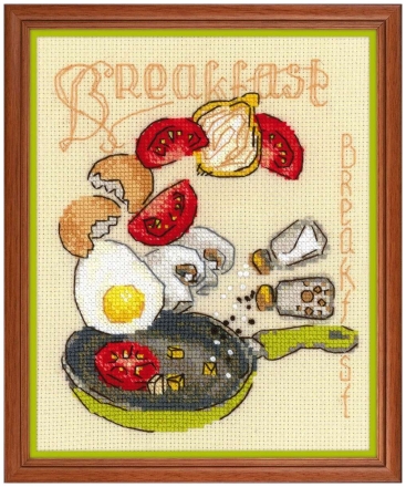 Набор для вышивания Риолис 1684 Завтрак, 15*18 см