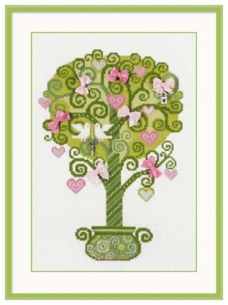 Набор для вышивания Риолис 1295 дерево счастья, 21*30 см