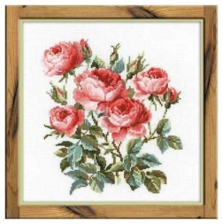 Набор для вышивания Риолис 1046 Садовые розы, 40*40 см