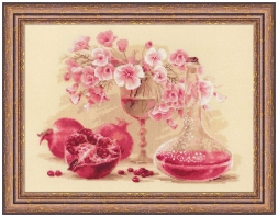 Набор для вышивания Риолис 1618 Розовый гранат, 40*30 см