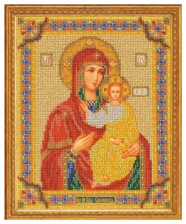 Набор для вышивания бисером Радуга Бисера В-163 Смоленская богородица, 20*25 см