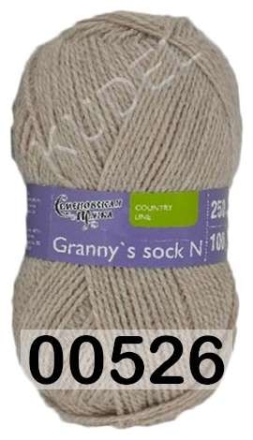 Пряжа Семеновская Grannys sock N / Бабушкин носокН