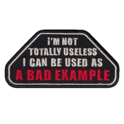 Термоаппликация BAD EXAPLE