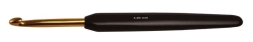 Крючок для вязания с эргономичной ручкой &quot;Basix Aluminum&quot; золотистый/черный