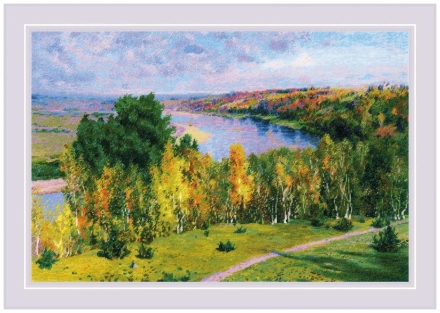 Набор для вышивания Риолис 2048 «Золотая осень» по мотивам картины В.Поленова, 60*40 см