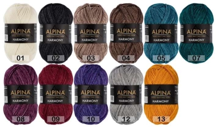 Пряжа Alpina Harmony