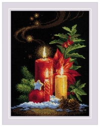 Набор для вышивания Риолис 2056 Рождественский свет, 18*24 см
