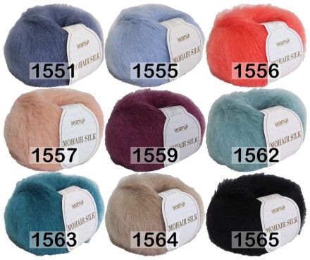 Пряжа Сеам Mohair Silk