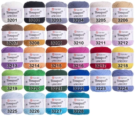 Пряжа YarnArt Bouquet Unicolor