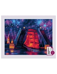 Набор для вышивания Риолис 2208 Алые паруса, 40*30 см