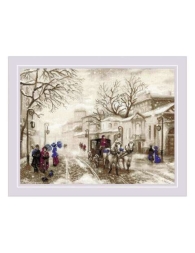Набор для вышивания Риолис 1400 Старая улочка, 40*30 см